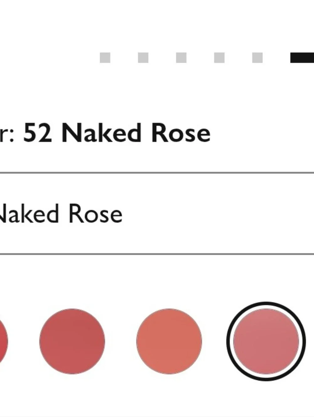 Tom Ford Lip Satin Matte 52 Naked Rose Lipstick